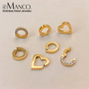 eManco 14K gold plated skeleton clasp collection featuring various designs for DIY jewelry making.
