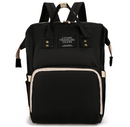 Stylish mommy backpack diaper bag made of durable oxford cloth, ideal for moms and their babies.