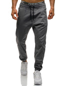 Trendy casual pants for men in gray, featuring a comfortable fit and stylish design for modern casual wear.
