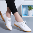 Casual Women’s Flats, Nurse Shoes, British Style Leather