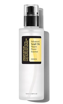 Advanced Snail 96 Mucin Power Essence bottle for hydration and skin revitalization, part of snail mucin moisturizer line.
