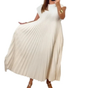 ChicEase Women's Loose Solid Color Dress – Relaxed Fit