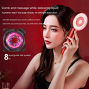 scalp massager comb with nutrient delivery system for hair care and scalp relaxation