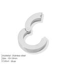 14K gold plated skeleton clasp for DIY bracelet and necklace jewelry making, high-quality stainless steel.