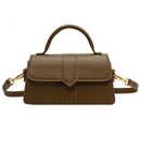 women's commuter messenger bag in brown with adjustable strap and sleek design for stylish daily use