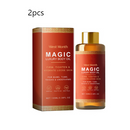 Magic luxury body oil bottle and box for firm, tighten & hydrate loose skin. Perfect for dry skin use.