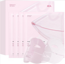 Hydrating collagen facial mask packaging with multiple masks, promoting hydration and youthful skin.