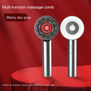 Multi-function scalp massager comb in starry sky gray for soothing and revitalizing scalp care.