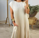 ChicEase Women's Loose Solid Color Dress – Relaxed Fit