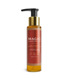 Magic body oil benefits in a luxurious bottle for firming, tightening, and hydrating skin.