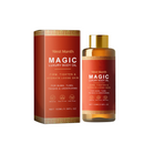 Magic luxury body oil for bums, tums, thighs, and underarms with firming, hydrating benefits.