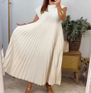 ChicEase Women's Loose Solid Color Dress – Relaxed Fit