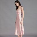 Women’s Silk Long Nightgown - Summer Sleepwear SQ311 front view