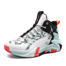 And1 James Basketball Shoes for Teens - High Top Style front view