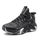 And1 James Basketball Shoes for Teens - High Top Style front view