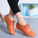 Casual Women’s Flats, Nurse Shoes, British Style Leather
