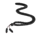 Men's Natural Stone Malachite 108 Beaded Necklace